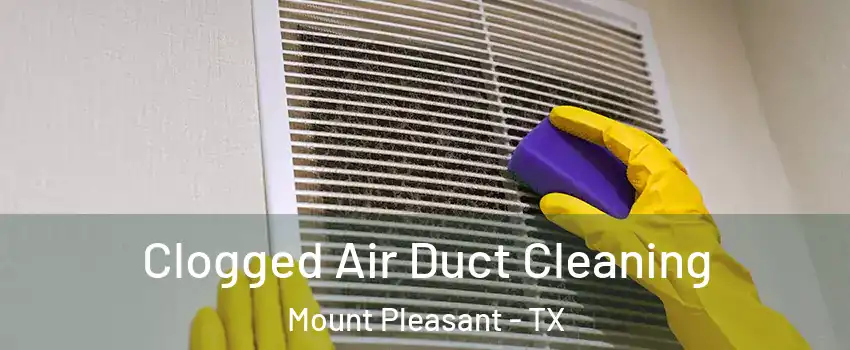  Clogged Air Duct Cleaning Mount Pleasant - TX