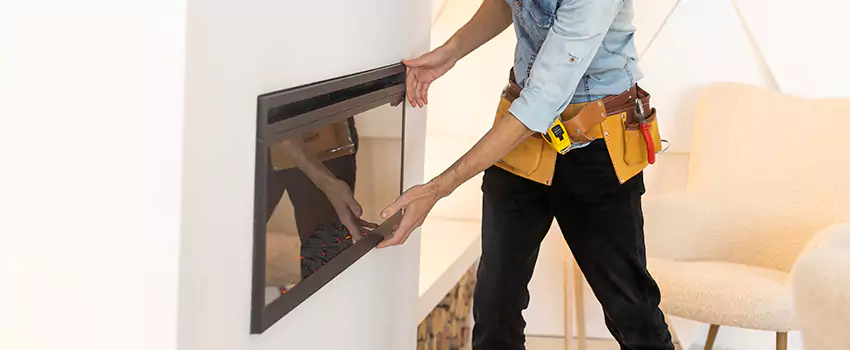 Metal Fireplace Installation in Mount Pleasant, Texas