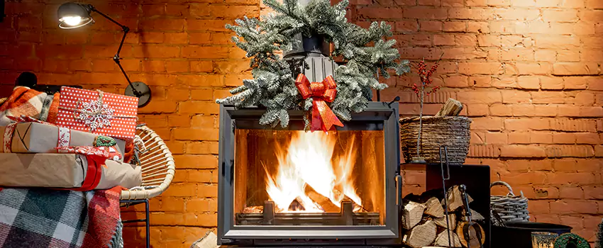 Travis Industries Linear Gas Fireplace Installation in Mount Pleasant, Texas
