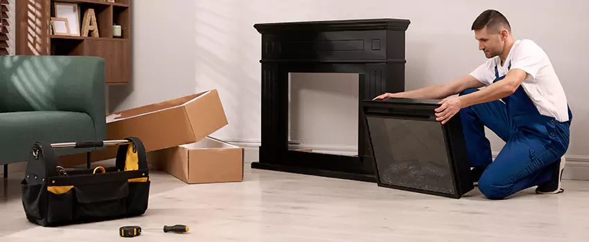 Old Rusted Metal Fireplace Repair And Replacement in Mount Pleasant, TX